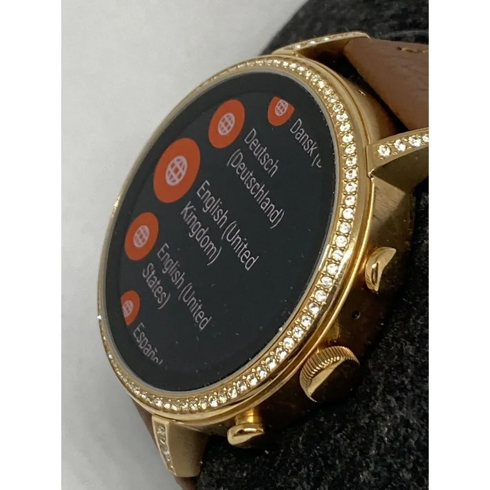 Fossil Gen 4 Authentic Digital Dial Smart Watch Custom Band FTW6015 LT294